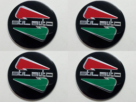 Stilauto - Set of 4 Metal Stickers for Wheel Center Caps Logo Badges Rims  - $24.90+