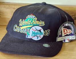 Florida Marlins 1997 World Series Champions New Era Snapback Hat MLB W/ ... - £14.94 GBP