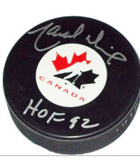 Marcel Dionne signed Team Canada Hockey Puck HOF 92 - £30.24 GBP