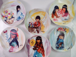 LOT OF 6 Children Of The Sun Collection ~ Ted De Grazia 80s Knowles Plates - $69.95