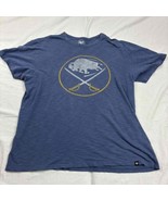 47 Unisex Buffalo NY Sabers NHL Hockey T-Shirt Navy Short Sleeve Extra L... - £14.01 GBP