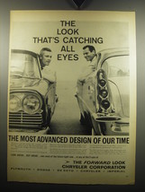 1957 Chrysler Corporation Ad - The look that's catching all eyes - $18.49