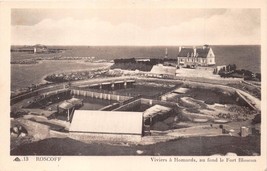 Roscoff Brittany France~Viviers HOMARDS-au Fond Le Fort Bloscon Photo Postcard - £7.07 GBP