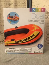 Intex Explorer 200 2-Person Inflatable Boat Oars Not Included Approx 73" long - $33.25