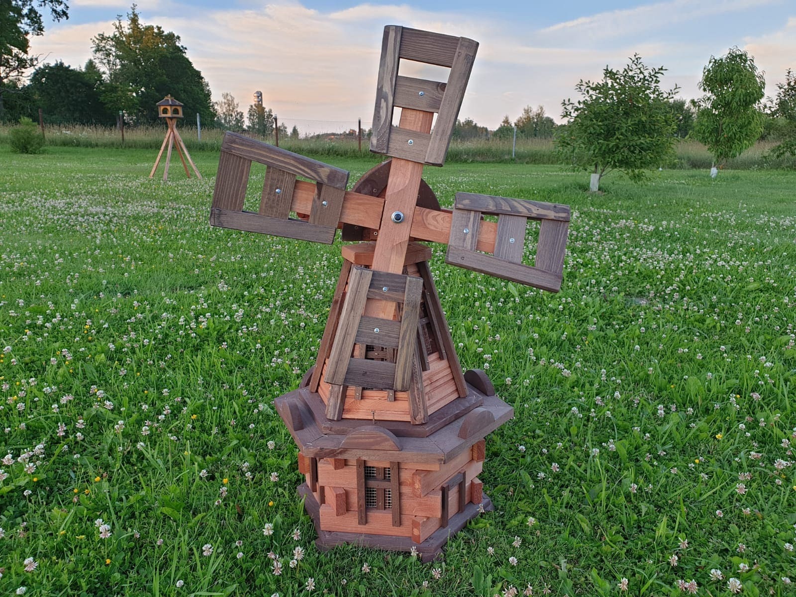 Wooden windmill. Garden decor - Windmills & Wind Spinners