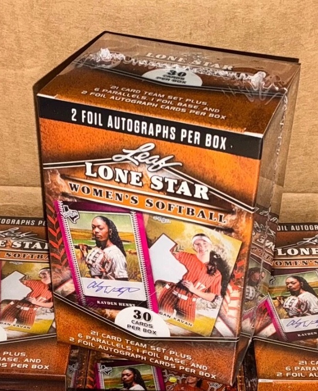 2024 Leaf Lone Star Women&#39;s Softball Factory Sealed Blaster Box 30 Cards... - $29.99