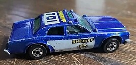 Vintage 1977 Hot Wheels #701 Sheriff Patrol Police Car #2019 Malaysia Blue - $9.89