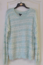 Apt. 9 moxed Yarn &amp; Sequin Long Sleeve Sweater Jade Women&#39;s Sz XL NWT MS... - $345.76 MXN