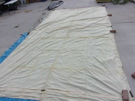 1944 Wwii Us Military White Hospital Tent Liner Middle Section 12&#39; X 21&#39; - £184.70 GBP