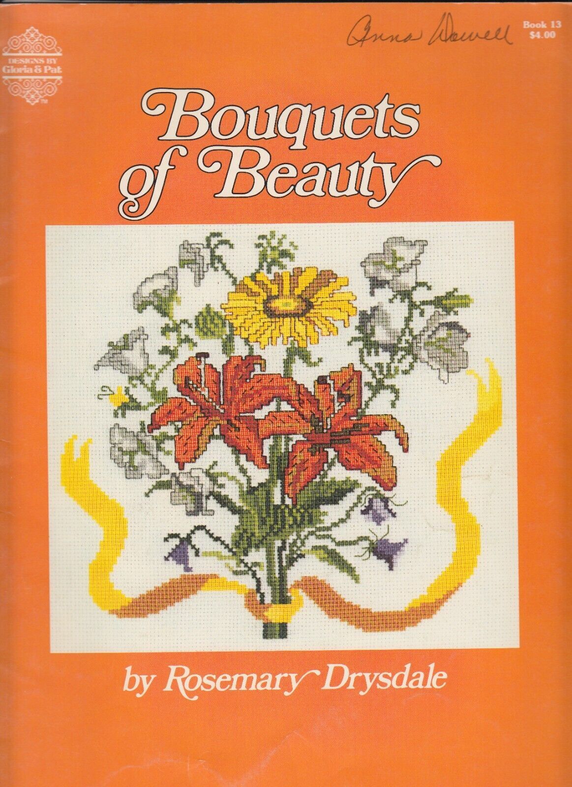 Primary image for Bouquets of Beauty Cross Stitch Pattern Book 13 By Rosemary Drysdale Flowers