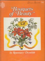 Bouquets of Beauty Cross Stitch Pattern Book 13 By Rosemary Drysdale Flo... - $6.89
