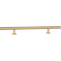 Lew&#39;s Hardware 31-114 Solid Brass 6&quot; C-C Cabinet Pull Bar 10-1/2&quot;, Brush... - £15.64 GBP