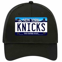 Knicks New York State Novelty Black Mesh License Plate Hat - £22.92 GBP