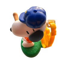 McDonald&#39;s Peanuts Snoopy &quot;Batter Up&quot; Figure - Baseball Cap - Happy Meal... - £9.00 GBP