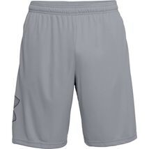 Under Armour UA Tech Graphic Shorts Steel Gray Size Large Mens 10in Inseam - €18,90 EUR