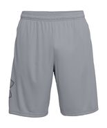 Under Armour UA Tech Graphic Shorts Steel Gray Size Large Mens 10in Inseam - €18,77 EUR