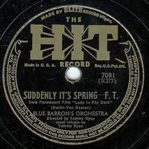 Hit/Elite 78 #7081 - &quot;Suddenly It&#39;s Spring&quot; - Blue Barron&#39;s Orchestra - £5.47 GBP