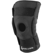 MLR Sport Care Hinged Wraparound Knee Brace, Black, Medium/Large (12-20&quot;) - £33.52 GBP