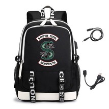 Riverdale South Side Backpack for Men Travel Bag Women Casual Laptop Bags with U - £42.23 GBP