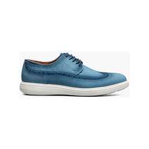Stacy Adams Trudell Wingtip Lace Up Walking Shoes Light Blue  25691-459 image 2