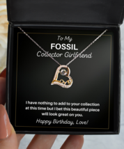 Fossil Collector Girlfriend Necklace Birthday Gifts - Love Pendant Jewelry  - $49.95