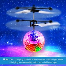 Cool Toys for Boys Flying Ball Mini Drone LED 3-11 Year Old Age Boy Xmas Gift - £18.93 GBP