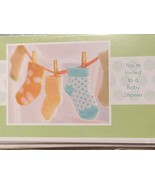 1 Pack of 20 American Greetings Fill In Baby Shower Invitations (Socks *... - $6.99