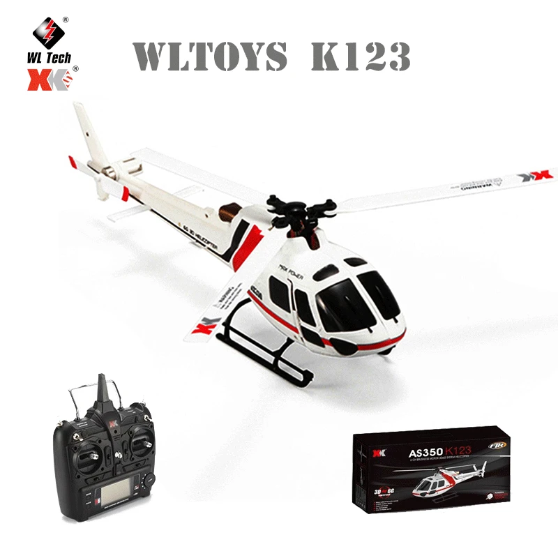 Original WLtoys XK K123 RC Mini Drone RTF 2.4G 6CH 3D 6G Modes Brushless Motor - $178.20+
