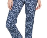 NWT Ladies BELYN KEY BLUE ANIMAL PRINT BK CROP Pullon Golf Ankle Pants S... - $49.99