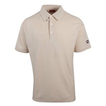 Wilson Staff Men&#39;s Latte Short Sleeve Performance Sporting Classic Polo Shirt - £8.87 GBP