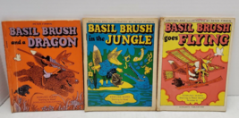 Vintage Basil Brush Goes Flying Book by Peter Firmin - lot of 3 - £15.74 GBP
