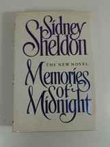 Memories Of Midnight by sidney Sheldon 1990 1st ed hardcover fiction novel - $5.94