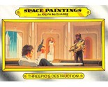 1980 Topps Star Wars ESB #126 Ralph McQuarrie Space Paintings Threepio&#39;s - $0.89