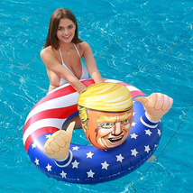 Pool Float President Donald Trump 2024 Inflatable Raft Pool Ring XL Funny Gift - $29.91