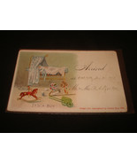  Vintage Antique 1911 Stork Bird Baby New Born congratulations postcard  - $245.29 MXN