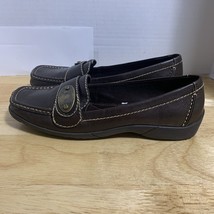 Liz Claiborne Apache Coffee Memphis Flat Loafer Shoe Size 9M - $22.58