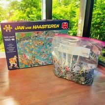 Jan Van Haasteren Hockey Championships Comic Jigsaw Puzzle 1000 Pc Jumbo - $40.76 CAD
