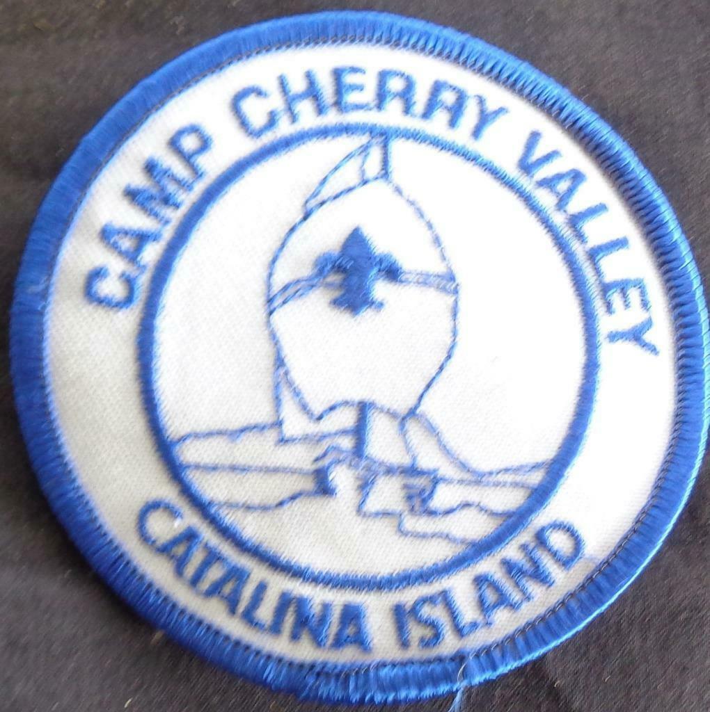 Vintage Camp Cherry Valley, Catalina Sew-On Patch – Gently Used – VGC – ... - $5.93
