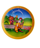1977 Ronald McDonald Watering May Flower Plate 10&quot; Melamine USA Vintage - $18.16 CAD