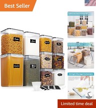 BPA-Free Airtight Canisters - 10-Piece Flour and Sugar Storage Organizer... - €41,85 EUR