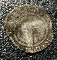 1508-1544 France Duché De Lorraine Argent Denier Antoine Alerion Et Épée Pièce - £27.39 GBP