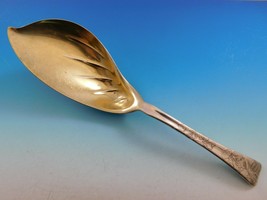 Lap Over Edge Acid Etched by Tiffany Sterling Silver Ice Cream Server GW 11 3/8&quot; - £1,996.36 GBP