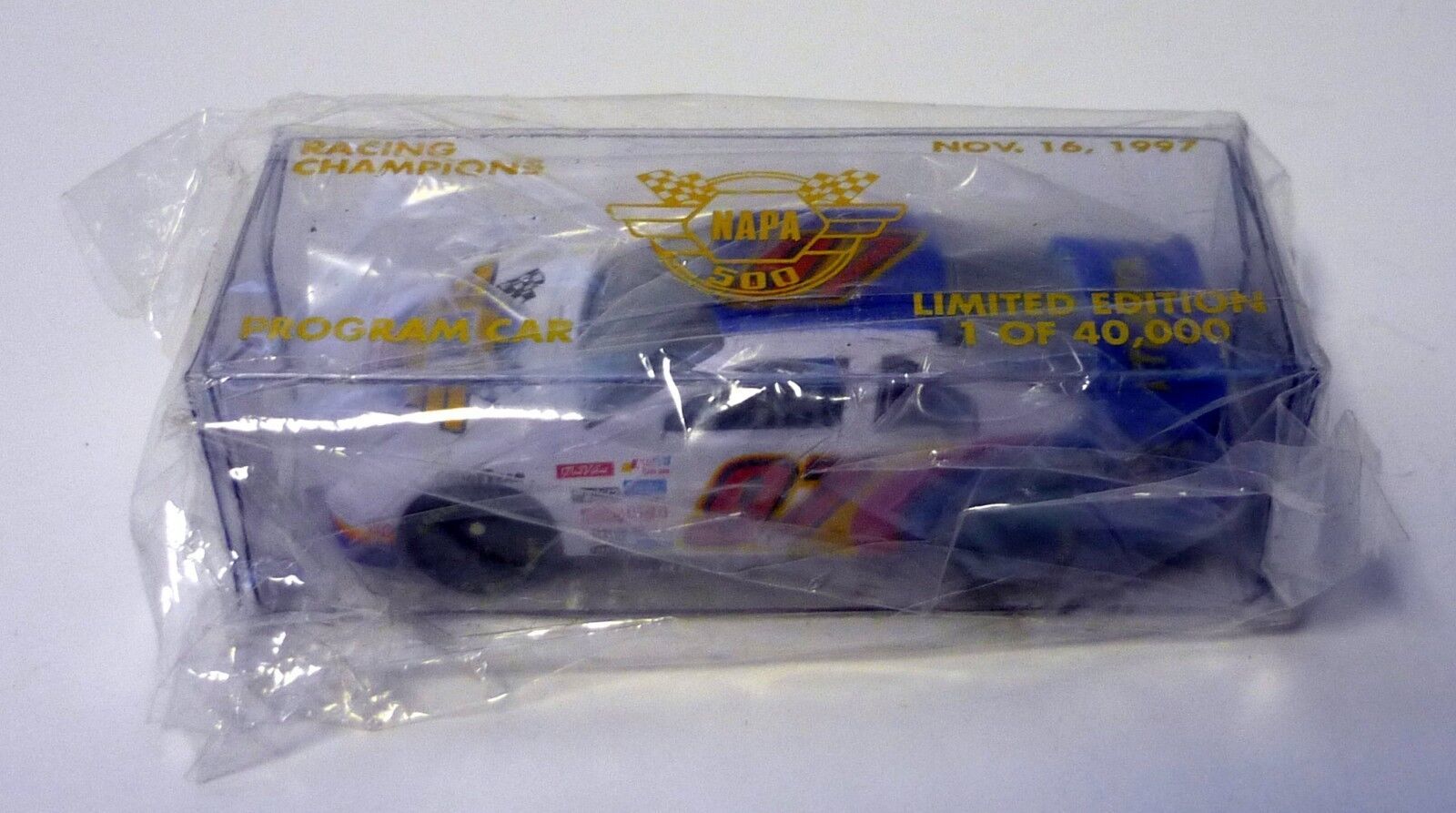 Racing Champions Program Car NAPA 500 Limited Edition White Die-Cast Car... - $5.93