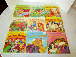 9 Childrens Book Lot Fairy Tale Bedtime Story New Hardcover Princess Pinocchio + - £11.69 GBP