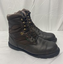 Georgia Boot Homeland Waterproof Work Boots Size 10.5 G-107 8&quot; Lace Up  - £30.66 GBP