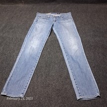 AG Adriano Goldschmied Jeans Women SZ 27 R The Stevie Ankle Slim Straight - $37.02