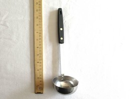 Vtg EKCO FORGE Soup Ladle Stainless USA Black Rivets Handle Kitchen Uten... - $229.82 MXN