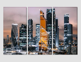 Moscow Skyline Moscow Canvas Print Moscow Wall Art Russian Wall Decor Moscow Pho - £39.40 GBP