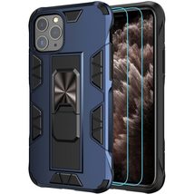 TORRTOWAY Military Grade Drop iPhone 11 Pro Case with Tempered Glass Screen Prot - £21.09 GBP