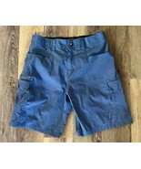 Orvis Mens Tech Cargo Shorts Nylon Spandex Blend Hiking Outdoor Gray Siz... - $27.06 CAD